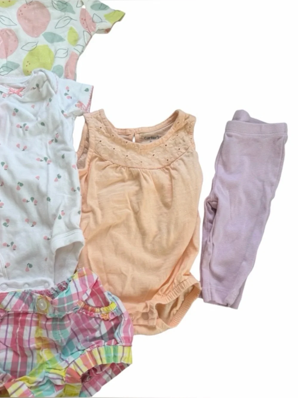 Carter's & Wonder Nation 13pc Baby Girl O-3M Misc Clothing Lot Multicolor